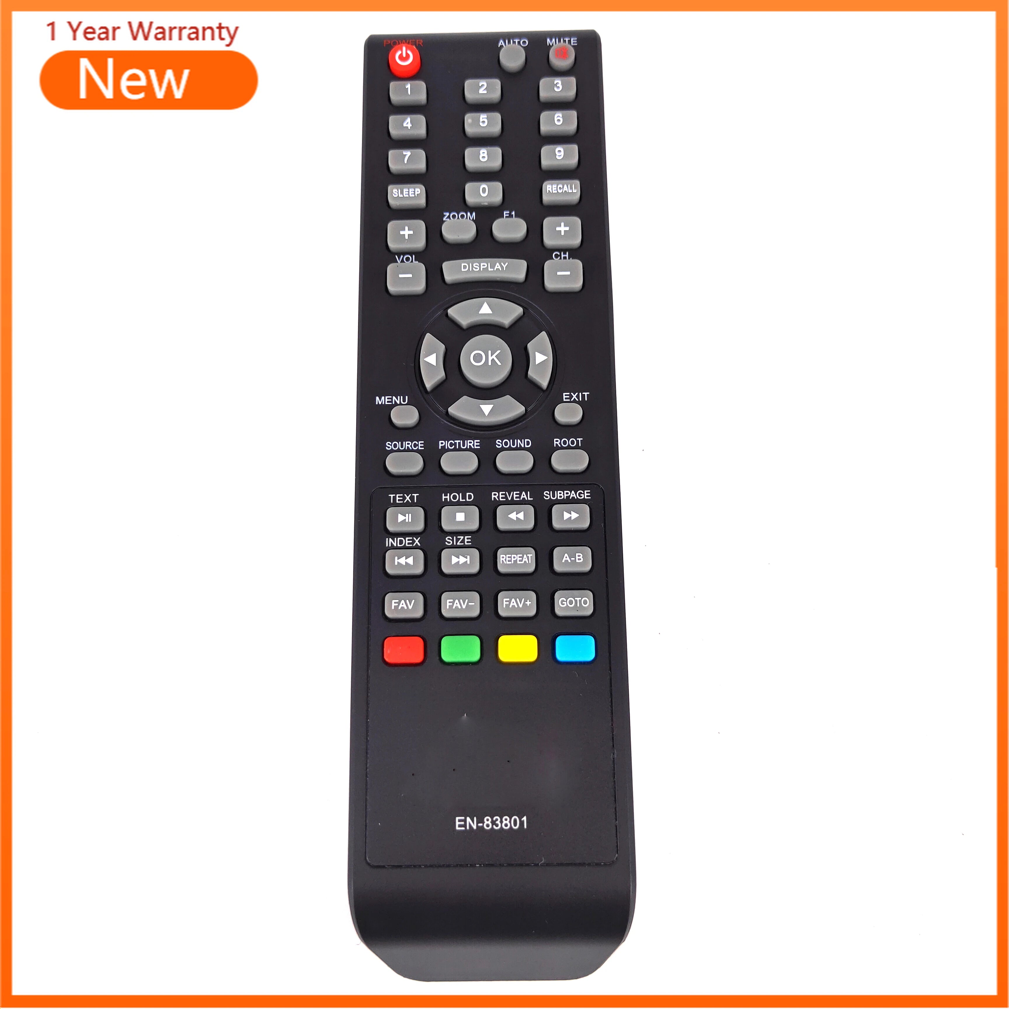 Original Remote Control EN-83801 For Hisense LCD LED TV HDTV Fernbedienung