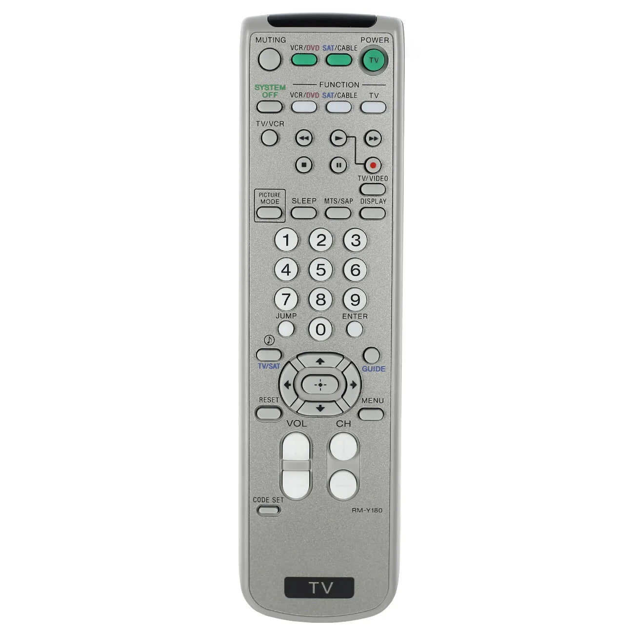 Remote control RM-Y180 is suitable for Sony TV VCR DVD universal KV-20FV300 29FS120