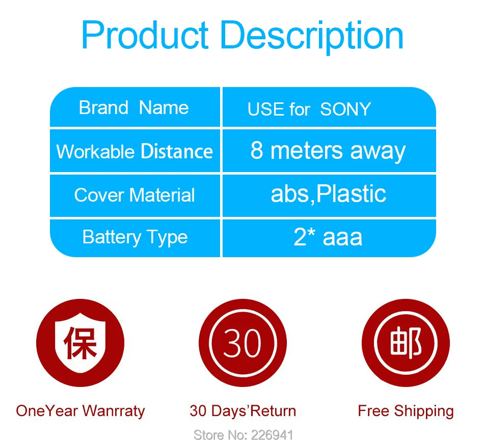 RM-SCU37B remote control use for sony audio system FST-SH2000 LBT-SH2000 HCD-SH2000