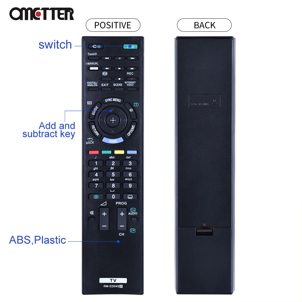 New Suitable for Sony TV Remote Control RM-ED061 RM-ED044 RM-ED047 RM-ED045