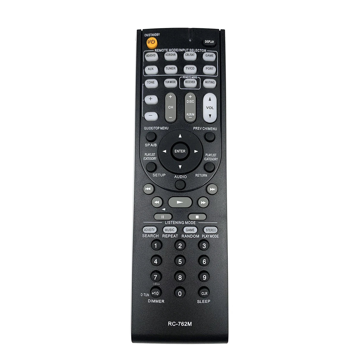 Remote Control RC-762M for Onkyo AV Receiver HT-R280 HT-R358 HTP-380 HT-S3405 AVX-280 RC-771M RC-773M HT-R548