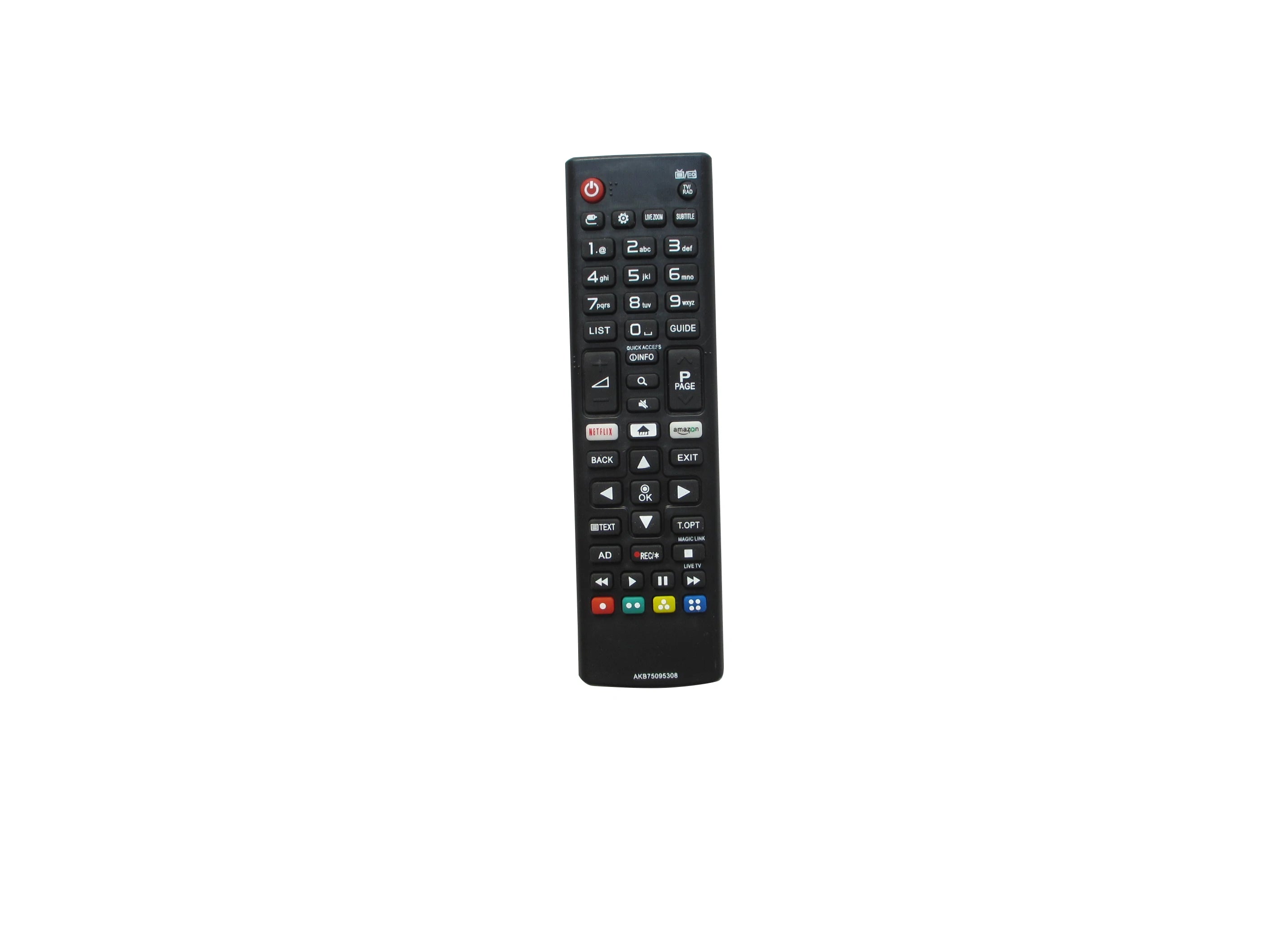 Universal Remote Control Replacement for LG LED TVs - Compatible with Models: 43UJ6309, 43UJ634V, 49LK5900PLA, 55UJ6309, 55UJ630V, 55UJ634V, 55UJ635V, 65UJ630V, 65UJ634V, 75UK6500