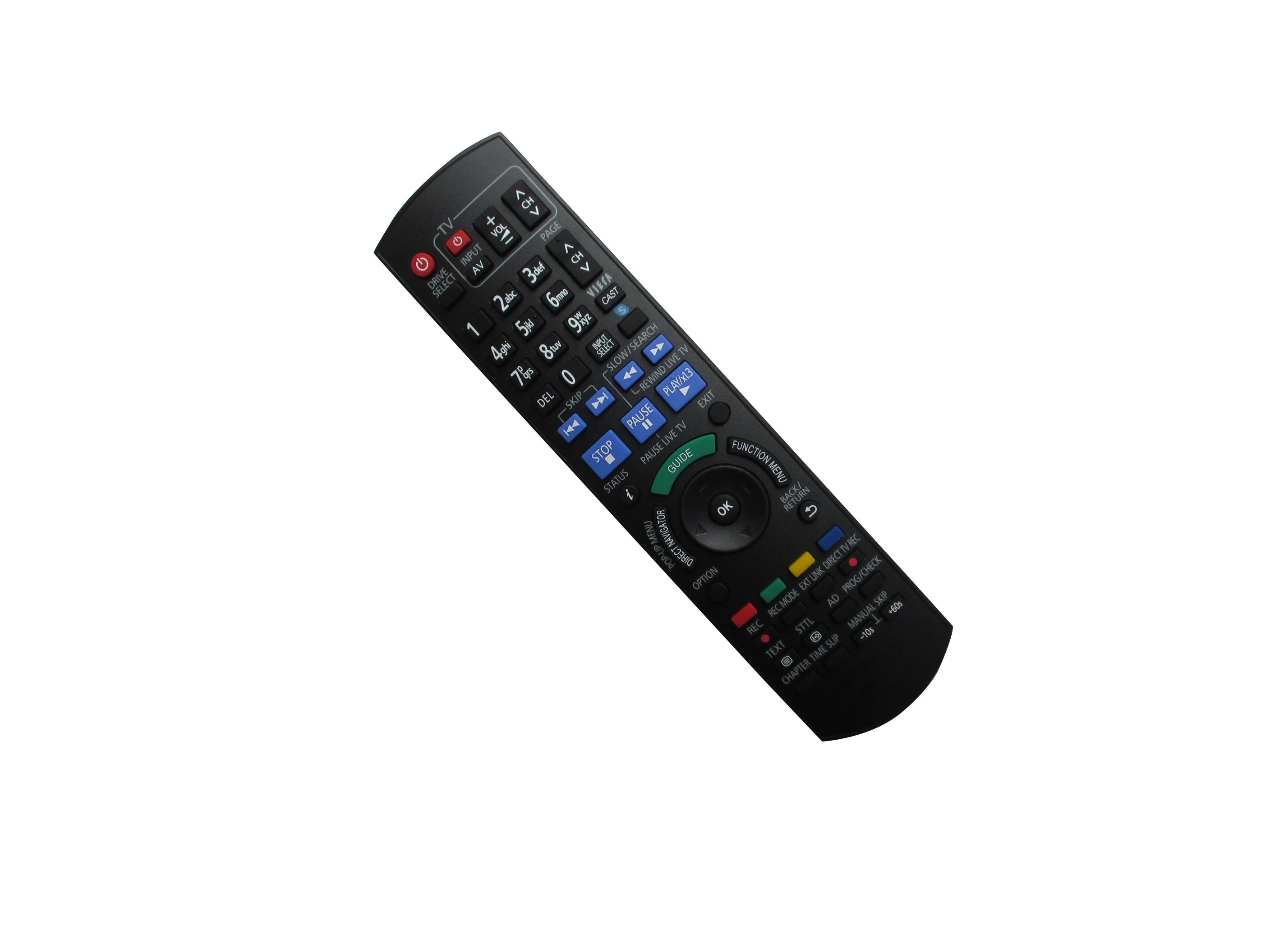 Repla Remote Control For Panasonic DMR-EH69 DMR-EX81 N2QAYB000273 DMR-XW300GL N2QAYB000133 DMR-EX77 DMR-EX78 DVD Recorder