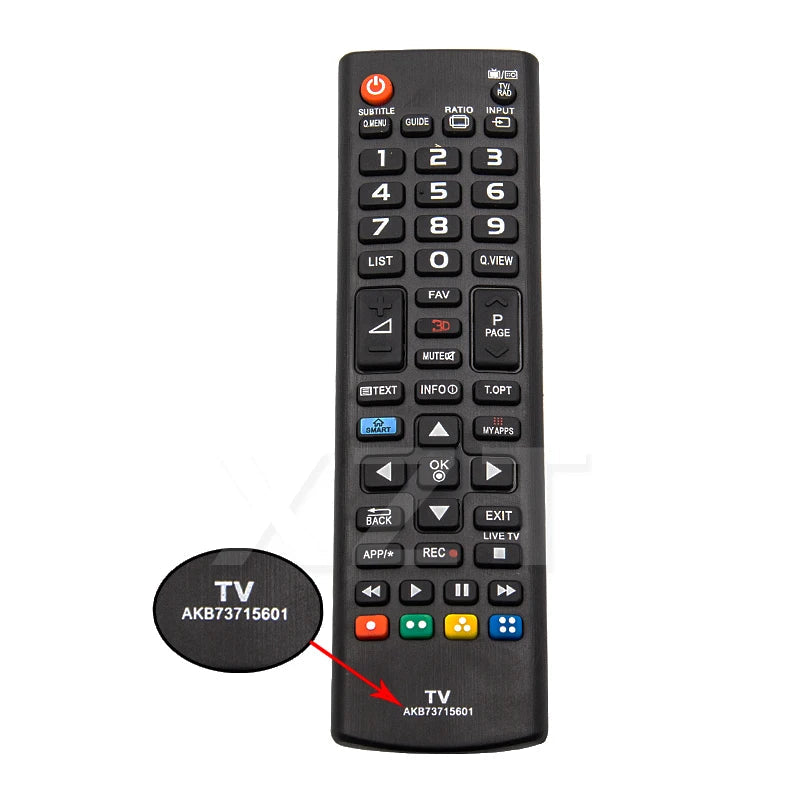 Replacement Remote Control for LG Smart LED/LCD TVs - Compatible with Model AKB73715601 (55LA690V)