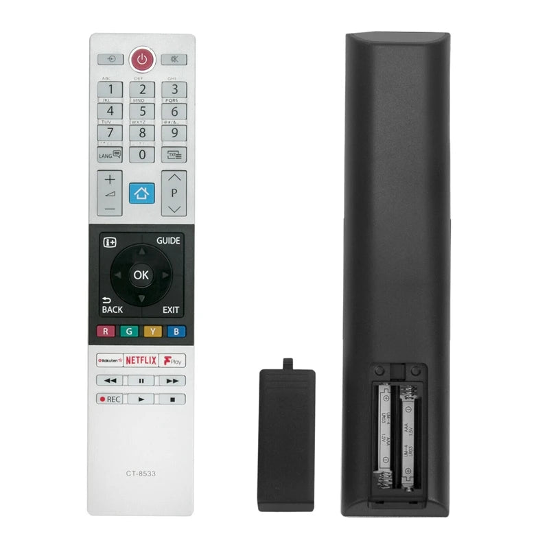 New CT-8533 Replacement for TOSHIBA 2018/2019 TV Models with Netflix Fplay Remote Control 2863DB 3862DB 3863DB 3863DB