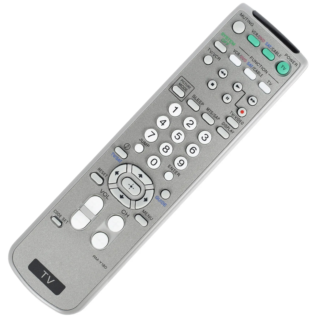 Remote control RM-Y180 is suitable for Sony TV VCR DVD universal KV-20FV300 29FS120