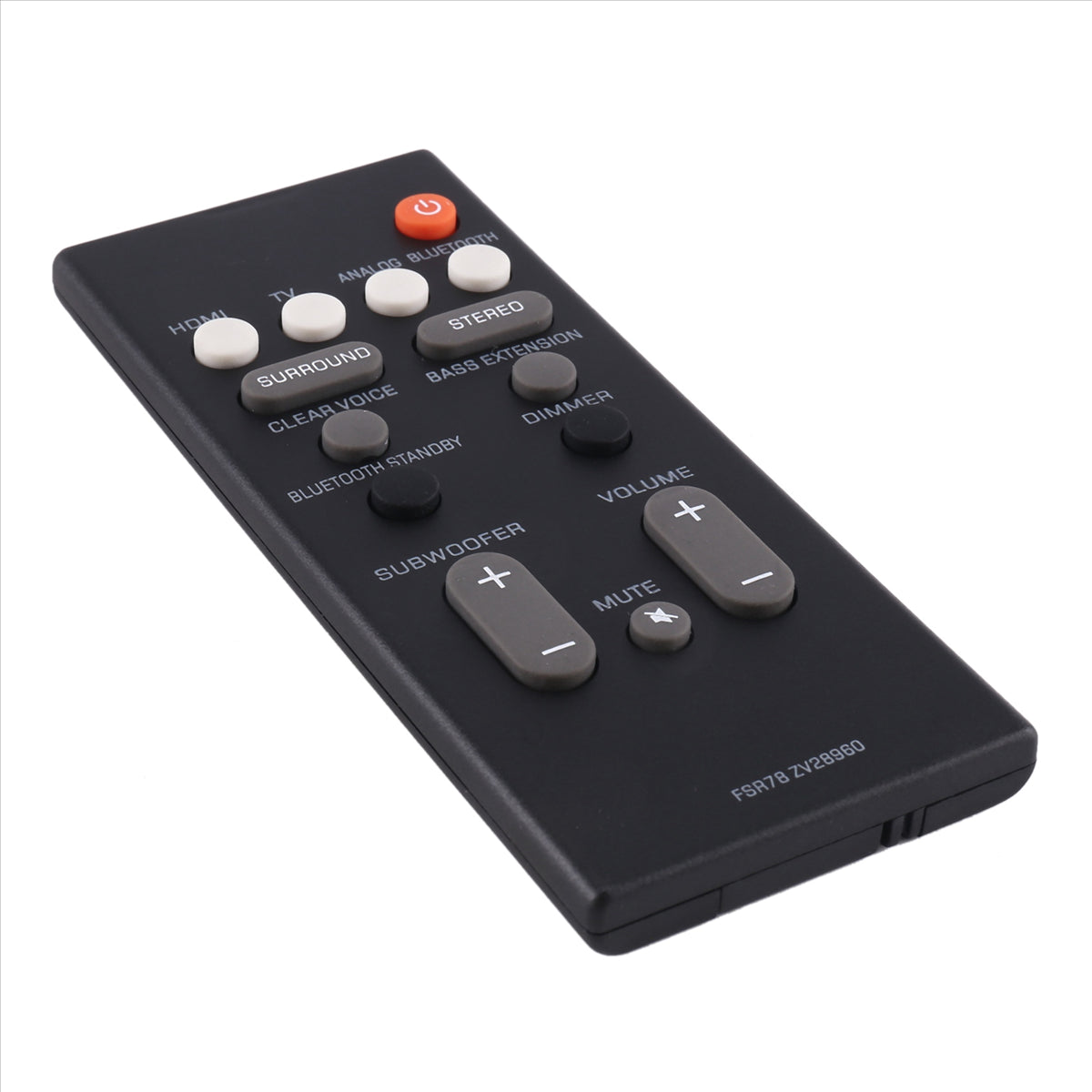 Remote Control FSR78 ZV28960 for Yamaha Bluetooth Soundbar System YAS-106 YAS-207 ATS-1060 YAS-107 ATS-1070