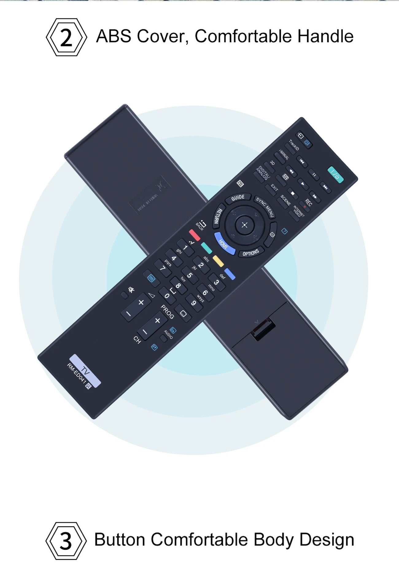 RM-ED041 Remote control ED044 for Sony TV KDL-46HX925 32EX720 32EX723 32EX724 32EX725 32EX726 32EX727 32EX721 32EX728 32EX729