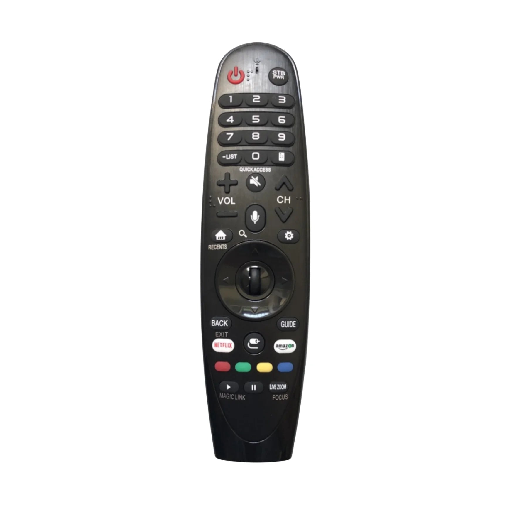 New Replacement Remote Control for LG Smart TVs - Compatible with Models: 49SJ800Y, 49SM8670PUA, 49UJ634V, 49UJ6500-UB, 49UJ654T, 49UJ654V (No Voice Function)