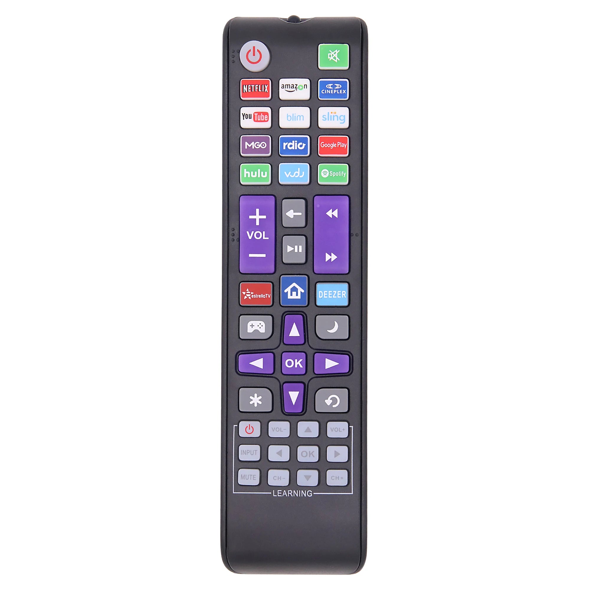 Replacement Universal Remote Control for Roku TV, Compatible for TCL Roku/Hisense Roku/Onn Roku/Sharp Roku/Element Roku/Phil