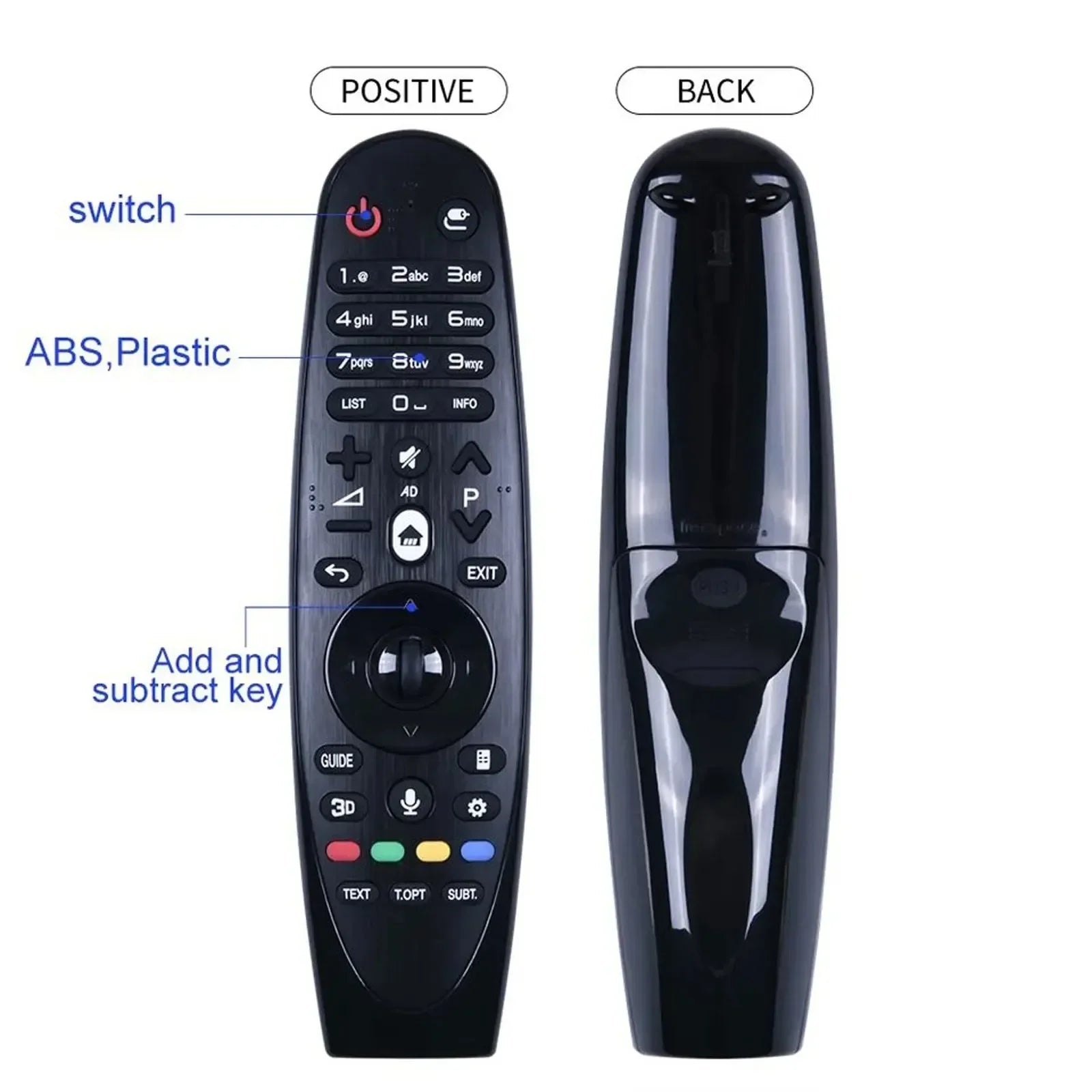 AN-MR600 Magic Remote Control for LG Smart LED TVs - Includes Voice Function and Flying Mouse Pointer - Compatible with AN-600G, AM-HR600, AM-HR650A Models