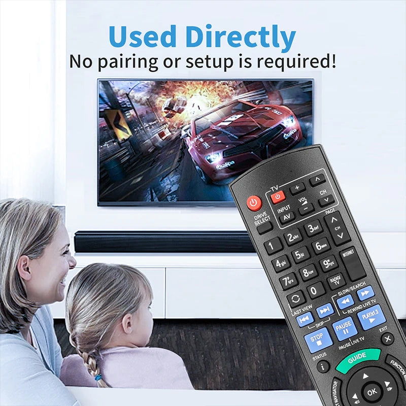 N2QAYB000980 Remote Control For Panasonic DVD Recorder DMR-XW440 DMR-XW440GL DMR-XW440GLK DMRXW440 DMRXW440GL DMRXW440GLK