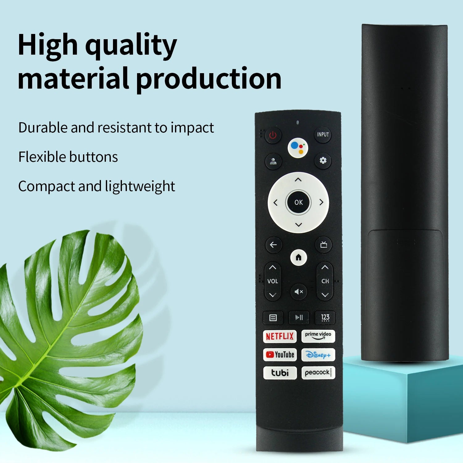 New HE001 Replacement Remote Control for Hisense 4K UHD Android Smart TV  with Netflix Prime Video Disney tubi  HotKeys