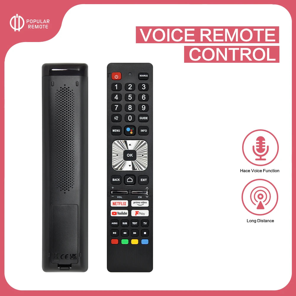 Voice Remote Control Replacement For Sharp SH-V12 SHWRMC0139N 65EQ4EA 75EQ4EA  65EQ7EA 75EQ7EA Smart LED Ultra HD TVS