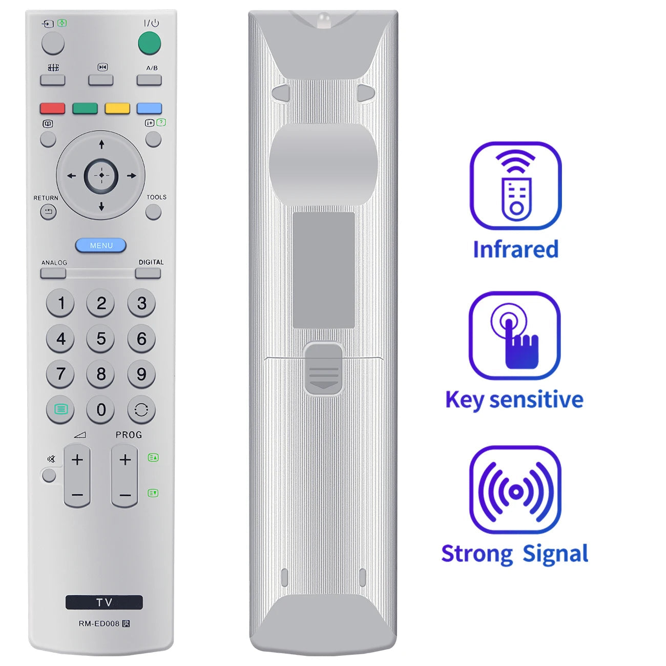 RM-ED008  For Sony LCD TV Remote Control KDL-32S2510 46S2530 40V2500 32S253