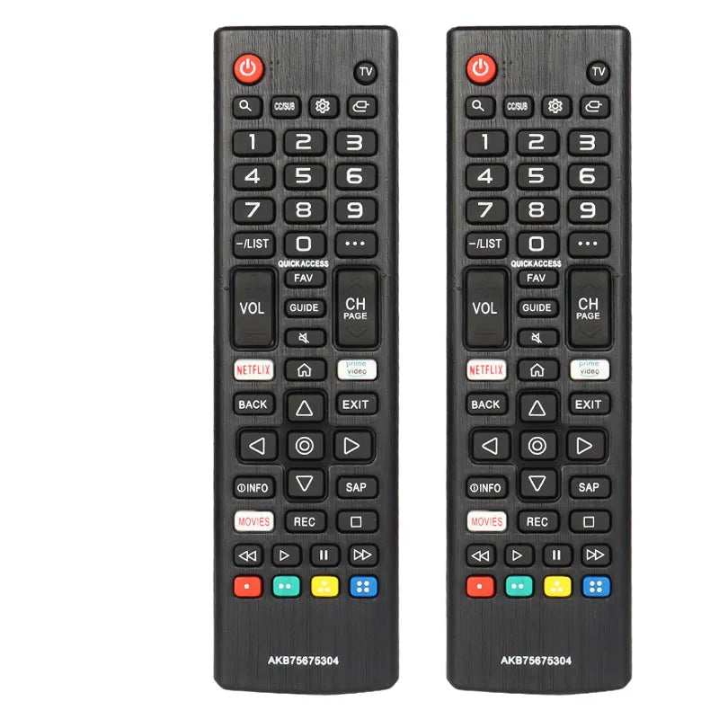 2-Pack AKB75675304 New Replaced Remote Control AKB75675301 AKB75675311 AKB75675608 for LG Smart TV 55UM69 32LM570BPUA