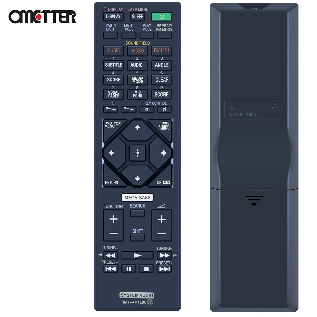 NEW RMT-AM120U Remote Control for Sony System Audio Replacement for HCDGT3D HCDSHAKEX1 HCDSHAKEX3 HCDSHAKEX7 MHCGT3D