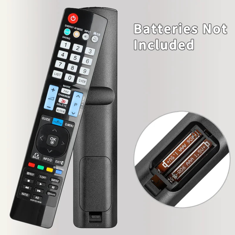 Replacement Remote Control for LG TVs - Compatible with Model AKB72914048 and TVs: 32LW4500, 42LW4500, 42LW5400, 42PW350, 47LW4500, 50PW350, 55LW4500