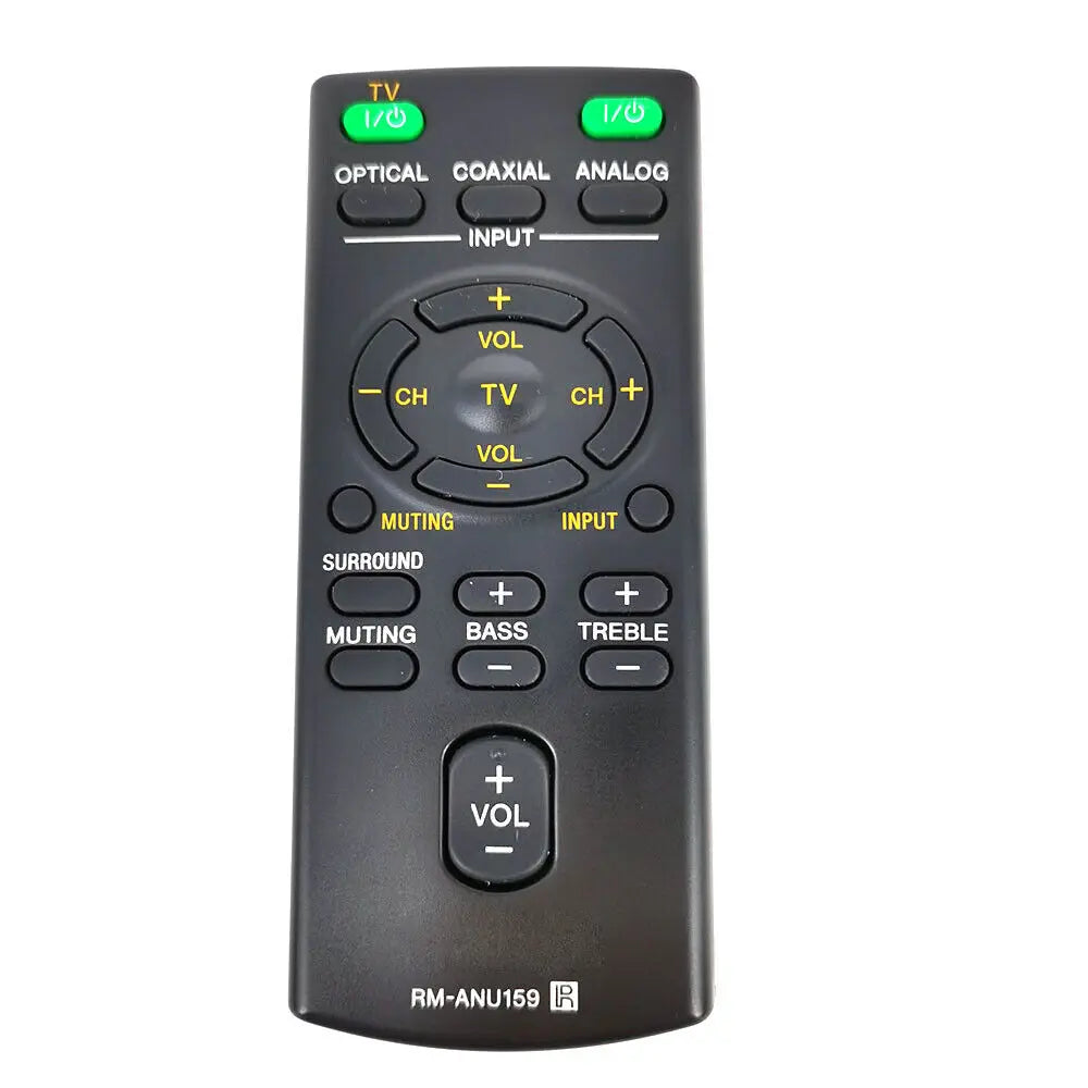 New RM-ANU159 Remote Control For Sony Sound Bar HT-CT60 SA-CT60 HT-CT60/C SSWCT60