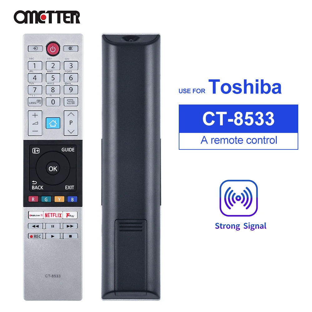 Toshiba HDTV TV Remote Control CT-8543 CT-8528 CT-8541 CT-8533 40L2863DG 32L3963DA 65U6863DG 32L3866DG