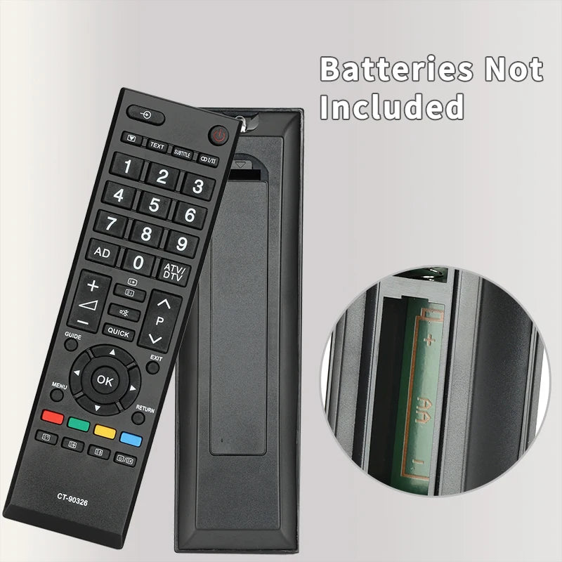 Toshiba TV Remote Control CT-90326 32SL738 32AV733 40LV675 40LV685 42LL333L 26L933G 26DL933G