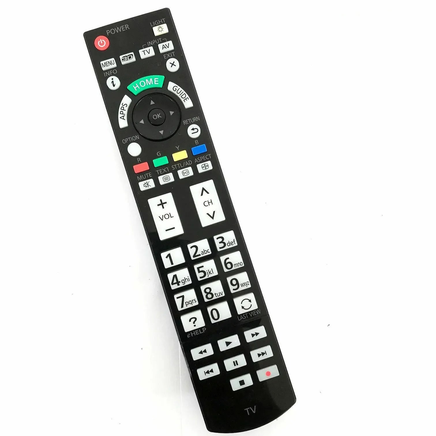 N2QAYB000936 Remote Control for Panasonic TV TX-P50STW50 TX-P50VT50E TX-P50VT50Y TX-P55ST50E TX-P55ST50Y TX-P55VT50E TX-P55VT50T