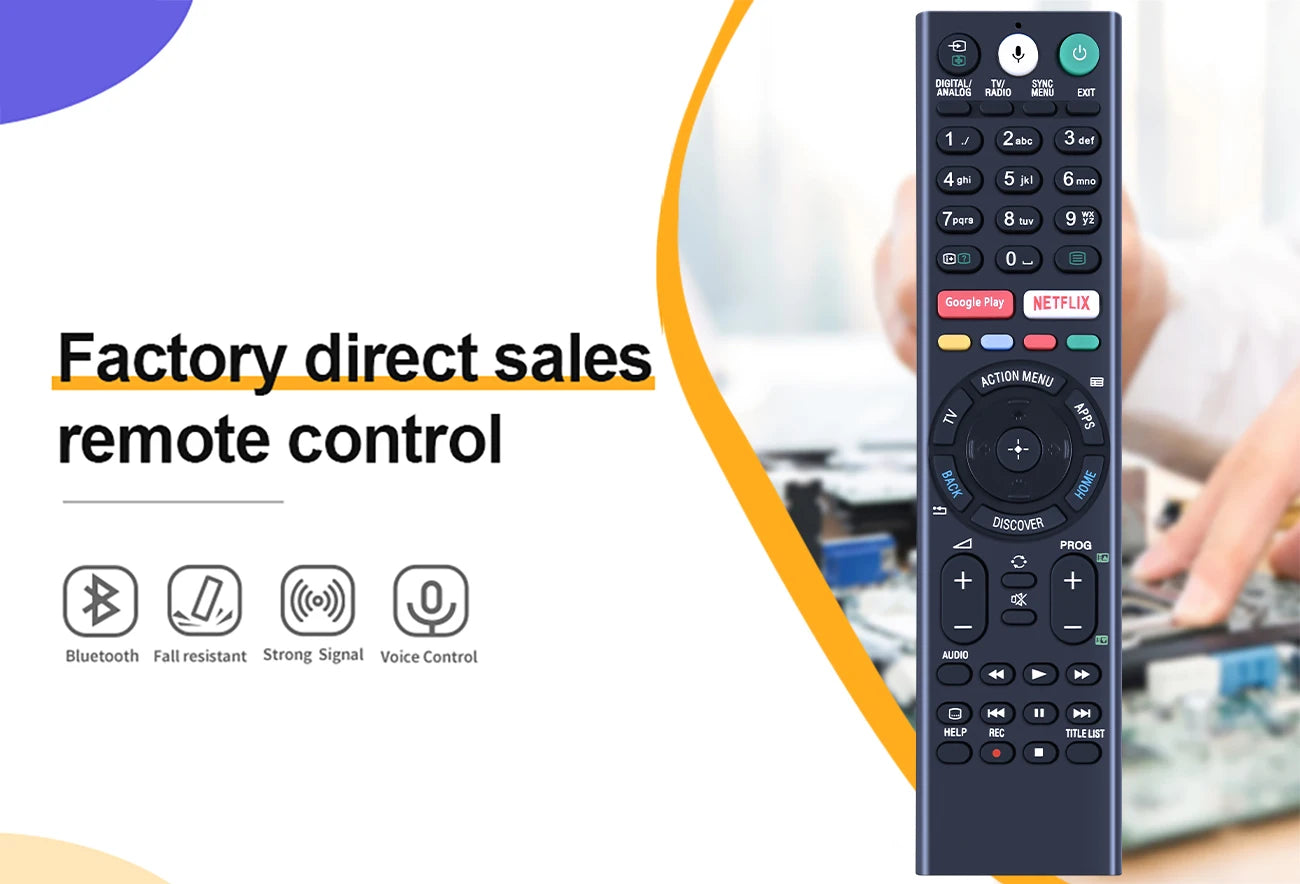 Sony Ultra HD Smart LED TV Remote Control with Voice RMF-TX300E RMF-TX200P TX200E TX200A RMF-TX310U TX300P TX310P TX300U TX310E