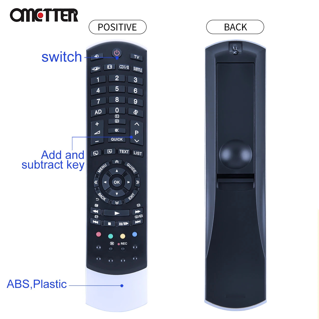 Toshiba Smart TV Remote Control CT-90366 CT-90404 CT-90405 CT-90368 CT-90369 CT-90395 CT-90408 90367 90388 32RL953 40TL938