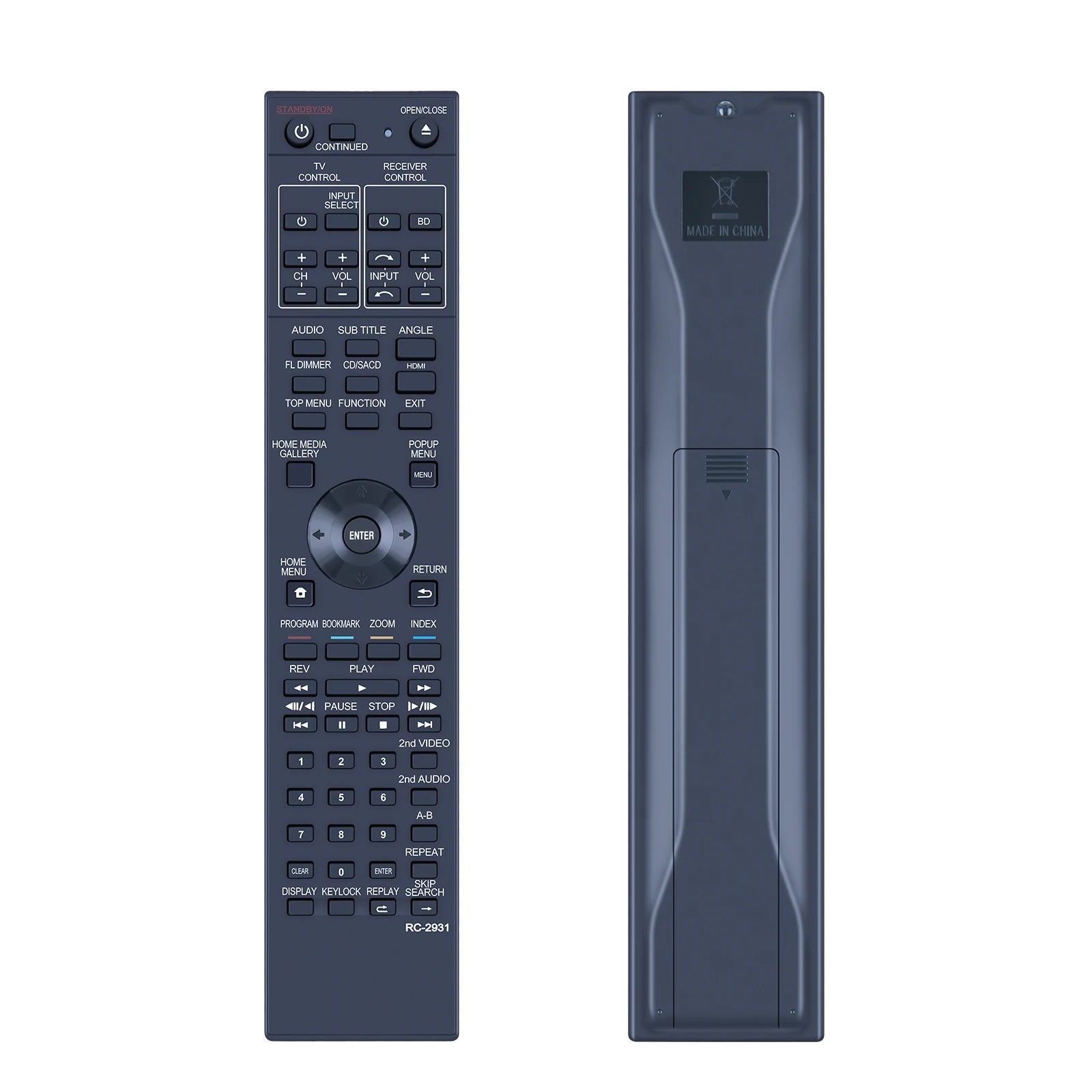 Remote Control  For Pioneer Blu-ray Player RC-2931 RC-2921 RC-2920 BDP-52FD BDP-150-S