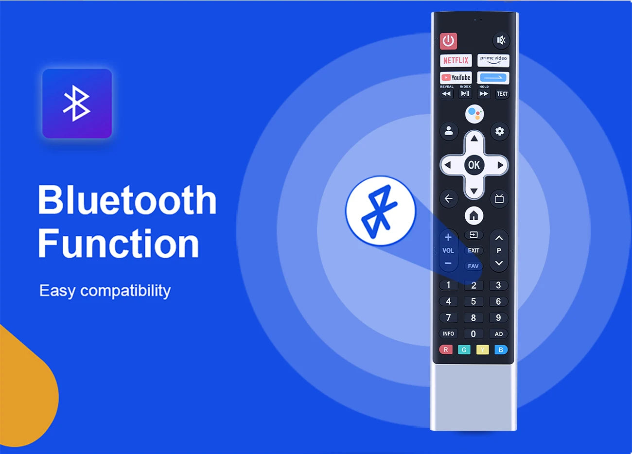 Voice Remote Control for Skyworth METZ Blaupunkt 55 Inches QLED TV 55QD7020 for NEX DIGITAL GS43G GSQ50G GSQ55G GSQ65G GSQ75G