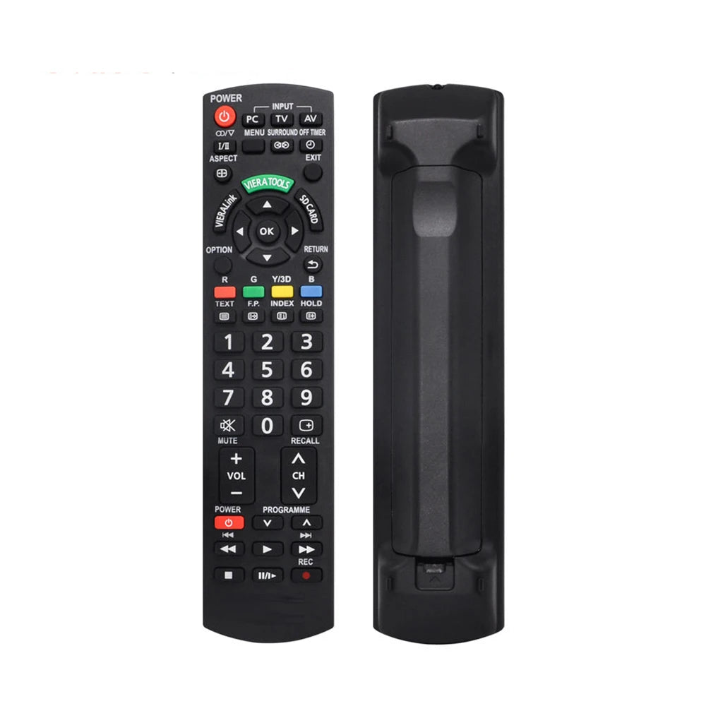 Universal Remote Control for Panasonic TVs Compatible with Models: N2QAYB000834, N2QAYB000829, N2QAYB000747, N2QAYB000570, N2QAYB000703, N2QAYB000603