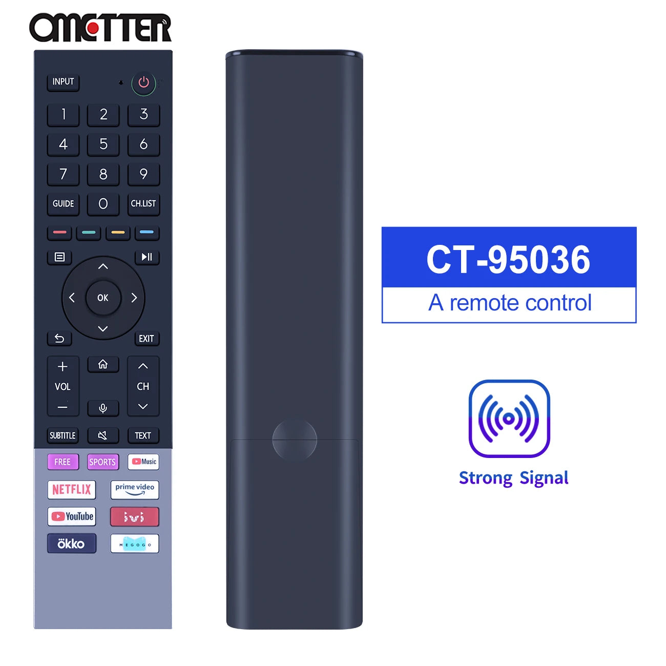 Voice Bluetooth Remote Control for Toshiba CT-95036 CT-95037 65C350KE 65M550KE 55C350KE 4K Ultra HD Smart LED Google Android TV