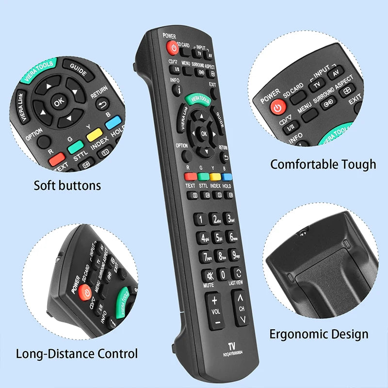 N2QAYB000604 Remote Control For Panasonic TV TH-L32C30A TH-L32E3A TH-L32U30A TH-L32X30A TH-L32X50A TH-L32X30G TH-L32X30S