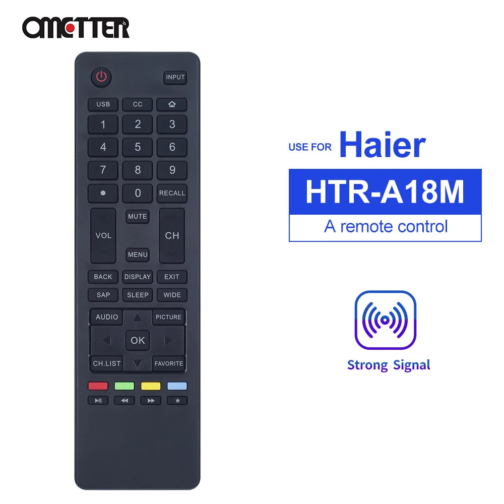 New Suitable for Haier TV Remote Control HTR-A18E HTR-A18H HTR-A18M HTR-A18L LE22M600CF LE24M600CF