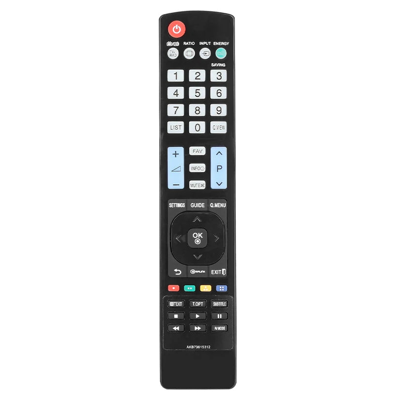 Replacement Remote Control for LG TVs - Compatible with Model AKB73615312 and TVs: 32LD350C, 32LS570S, 37LS570S, 42LS5600, 42LS5650, 42PA4500, 47LS4600, 50PA4500, 50PA4520, 55LS5650