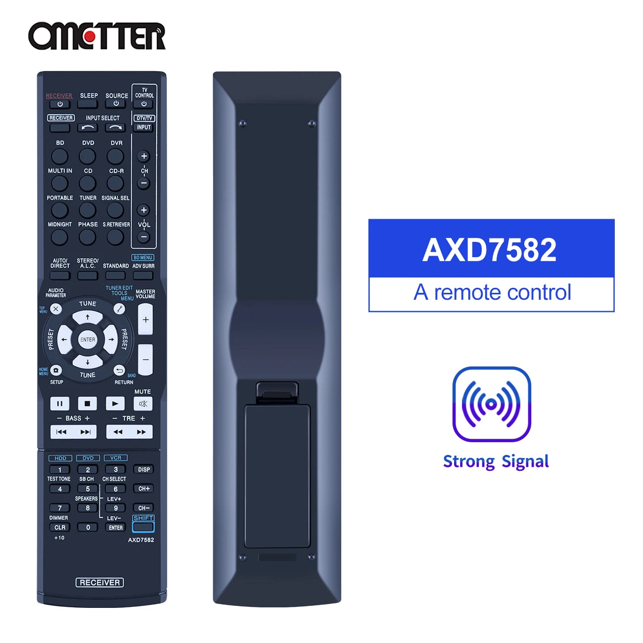 AXD7582 for Pioneer AV Receiver Remote Control AXD7632 VSX 300 VSX 500 VSX420 VSX402K VSX402S VSX520