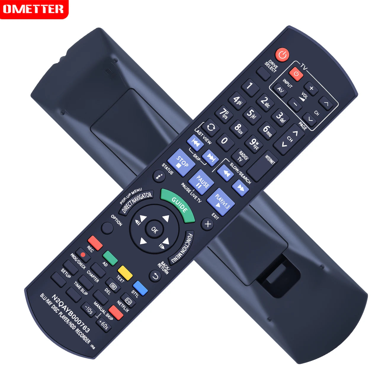 N2QAYB000763 Remote Control Replaced for Panasonic DMR-PWT420EB DMR-PWT530