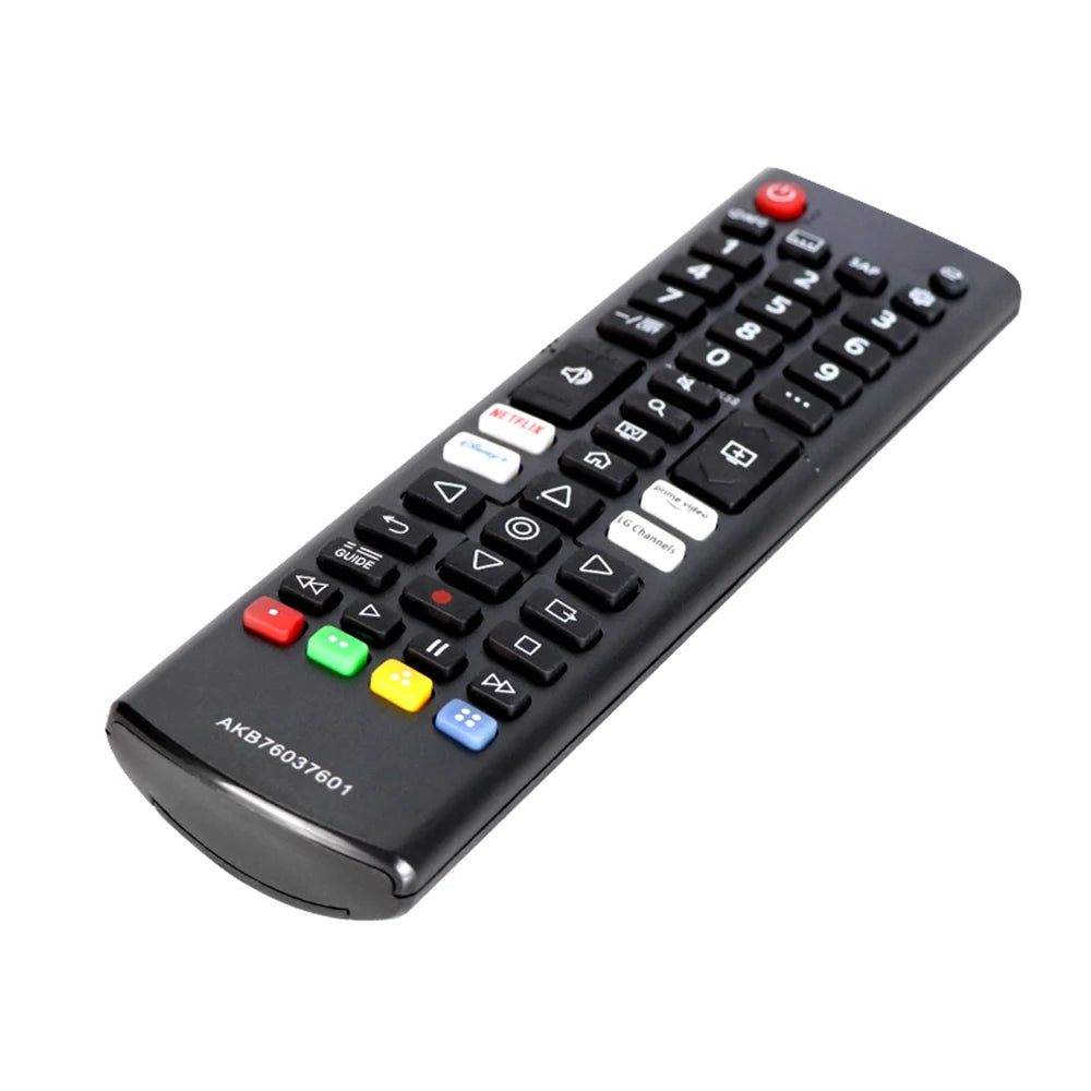 Replacement Remote Control for LG TVs - Compatible with Models: AKB75675301, AKB75675304, AKB75675311, AKB76037601 - Includes NETFLIX and Prime Video Buttons