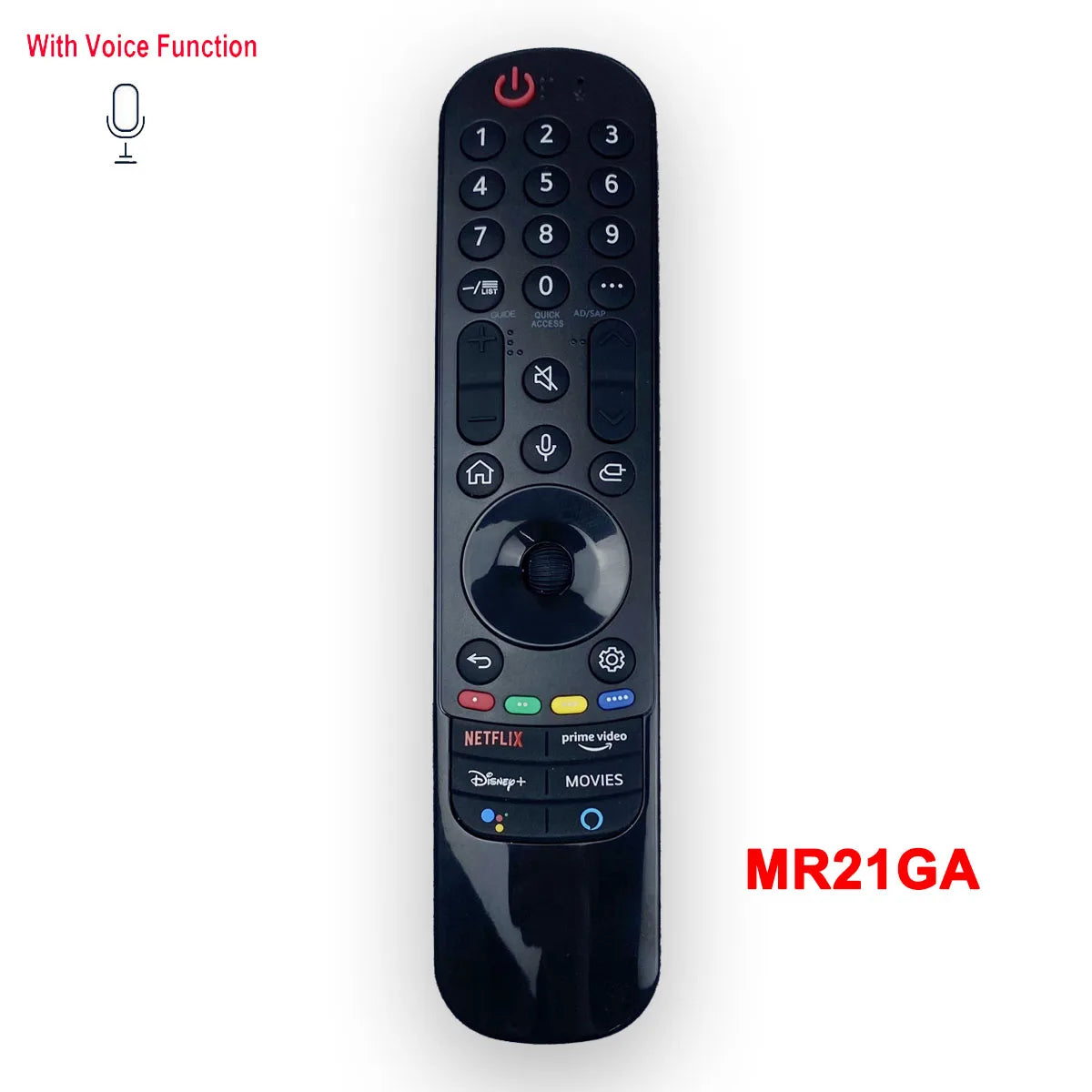 Voice Magic TV Remote Control Replacement for LG Smart TVs - Compatible with Models: AN-MR18BA, AN-MR19BA, MR20GA, AN-MR600, AN-MR650A