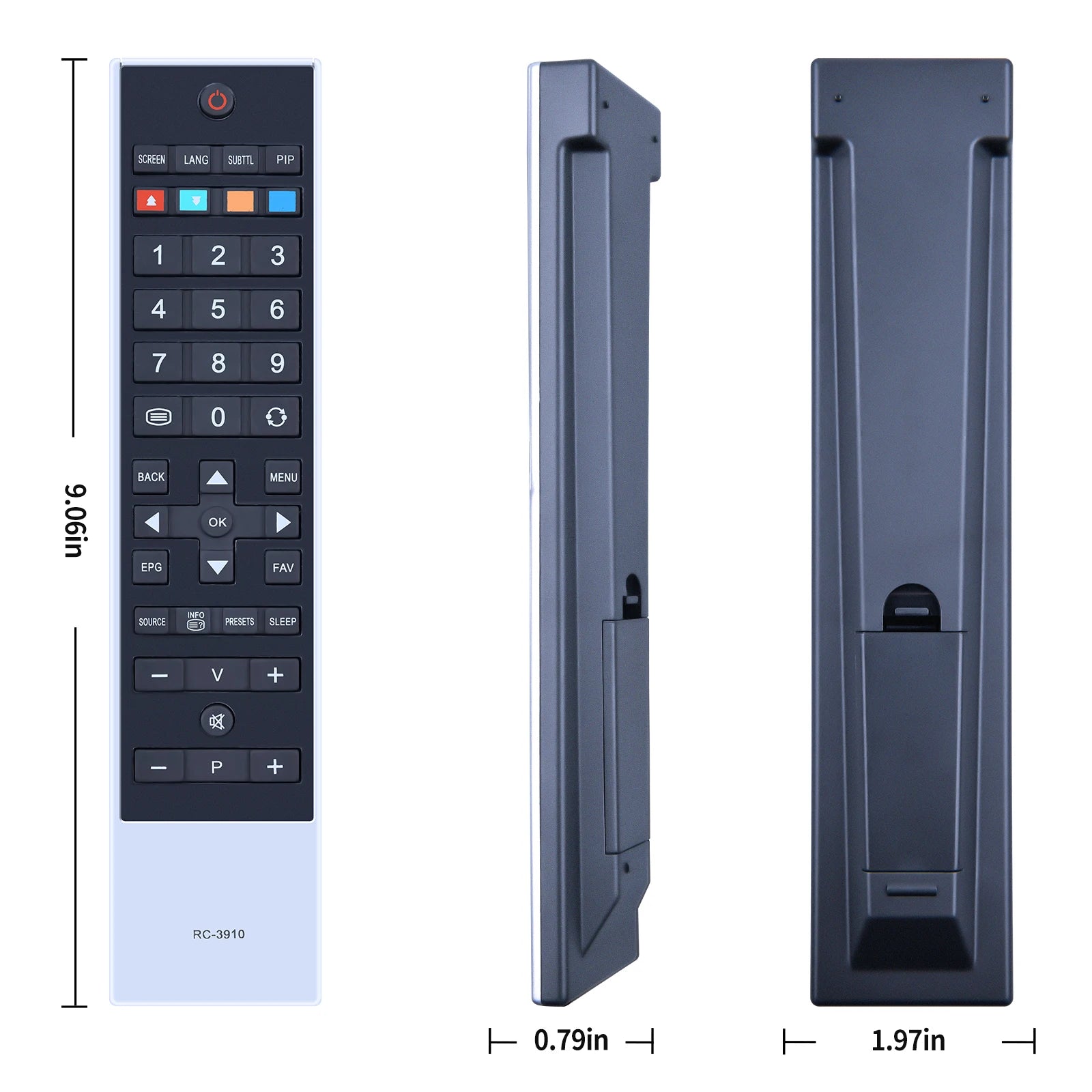 RC-3910 TV Remote Control for Toshiba Model