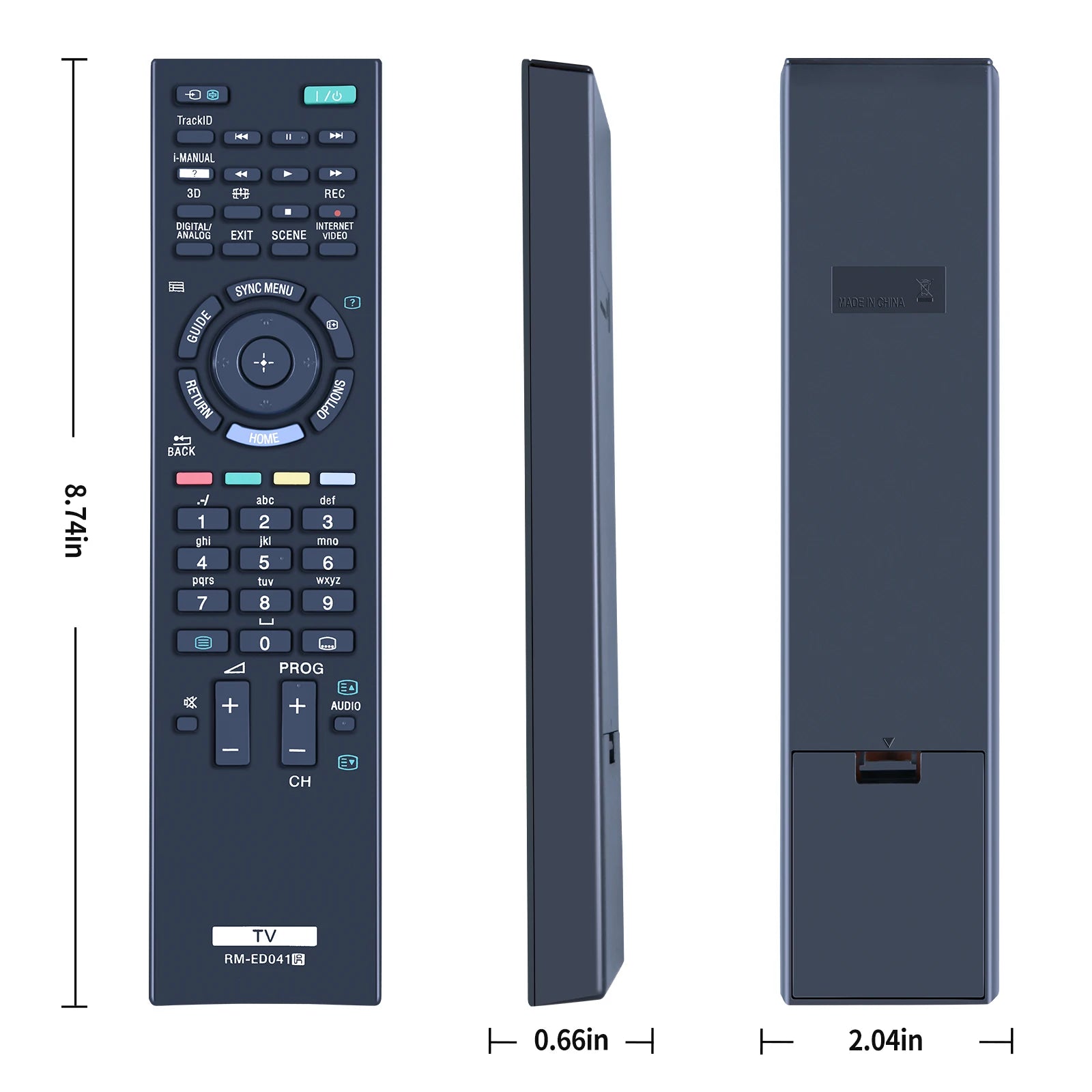 RM-ED041 Remote control ED044 for Sony TV KDL-46HX925 32EX720 32EX723 32EX724 32EX725 32EX726 32EX727 32EX721 32EX728 32EX729