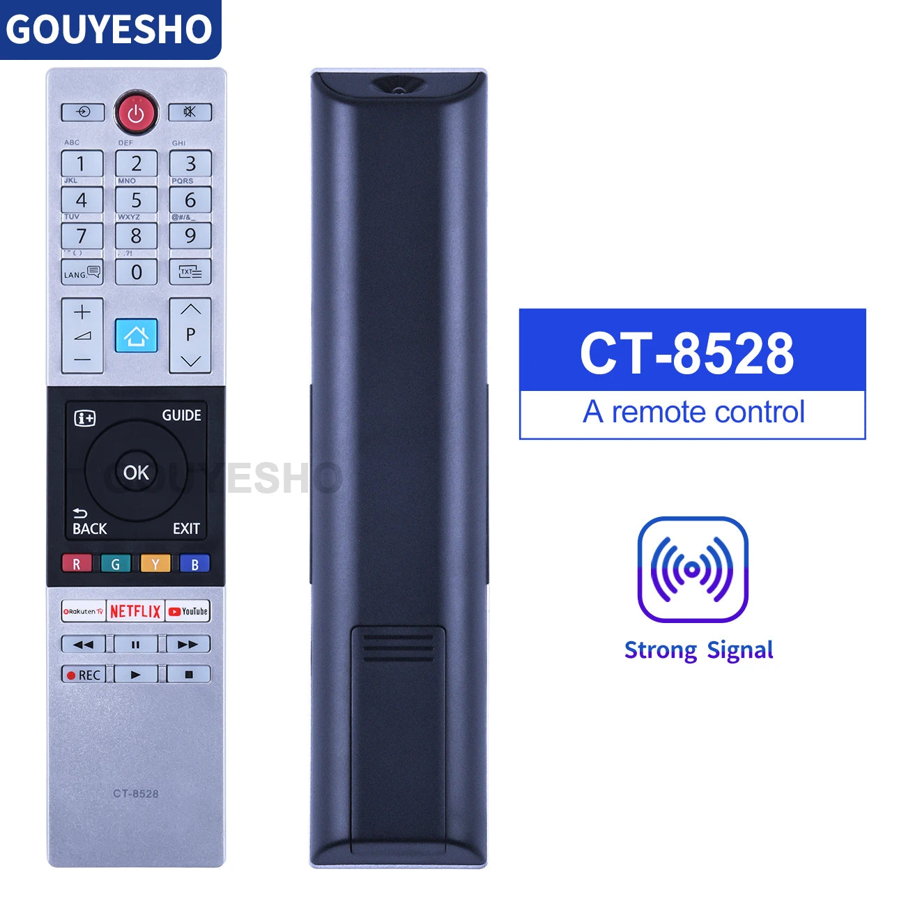 CT-8528 for Toshiba TV Remote Control 65U6863DG 32L3866DG 24W3863DA 43V5863DB 49V5863DB 55V5863DB 58L7350U 65L9300 84L9300