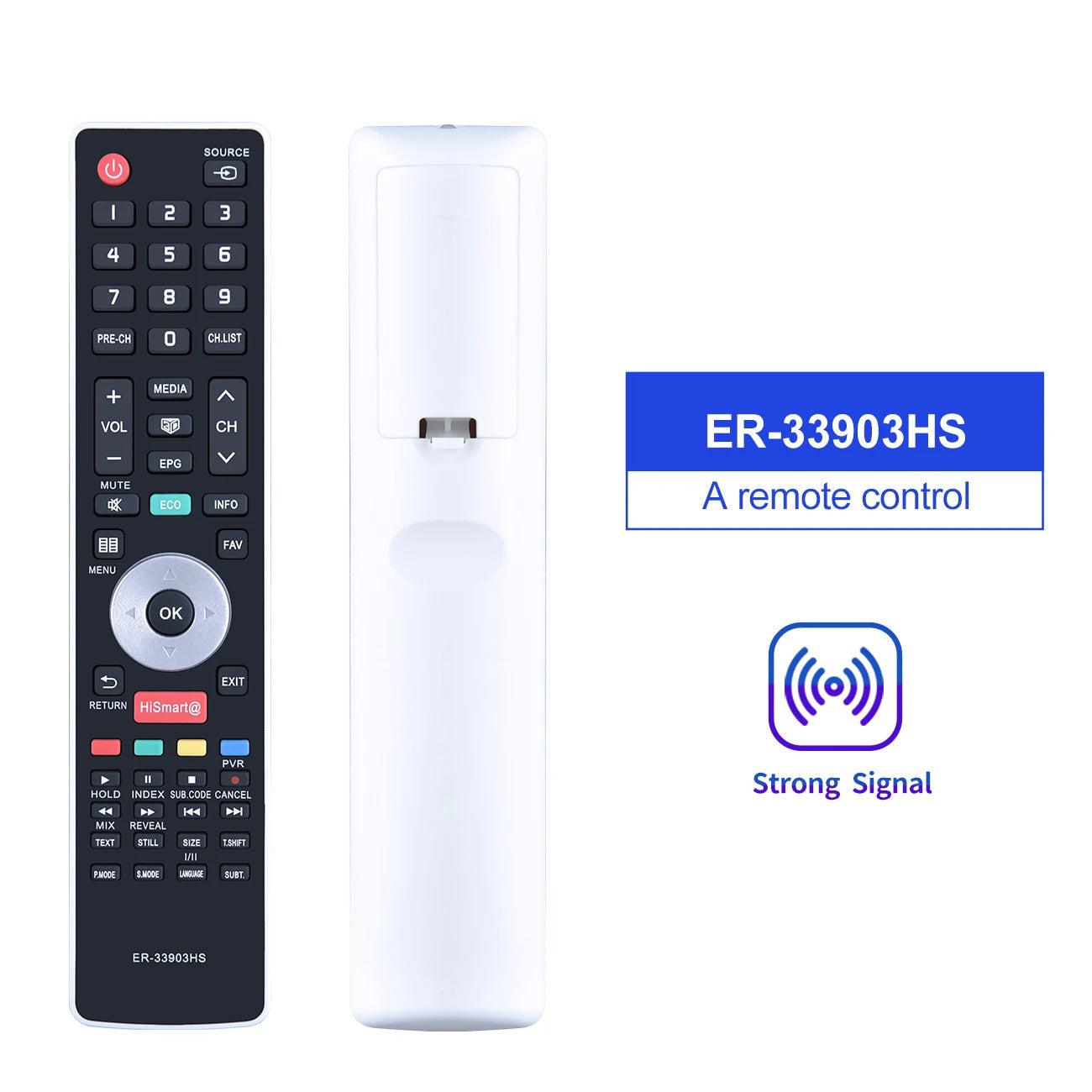 Remote Control ER-33903 ER-33903HS for Hisense LCD Smart TV 55K600XWSEU3D LTDN55K600XWSEU3D LHD32K360WSEU LTDN39K360WSGEU LTD