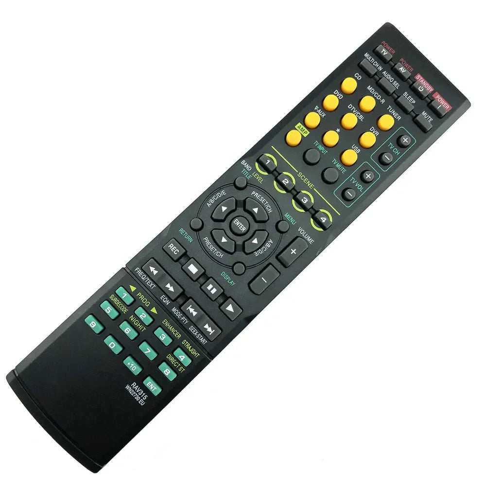 New Replacement Remote Control RAV315 for YAMAHA Home Audio AV Receiver Remote Control YHT380 WJ409300 HTR-6040 HTR-6050 RX-V450