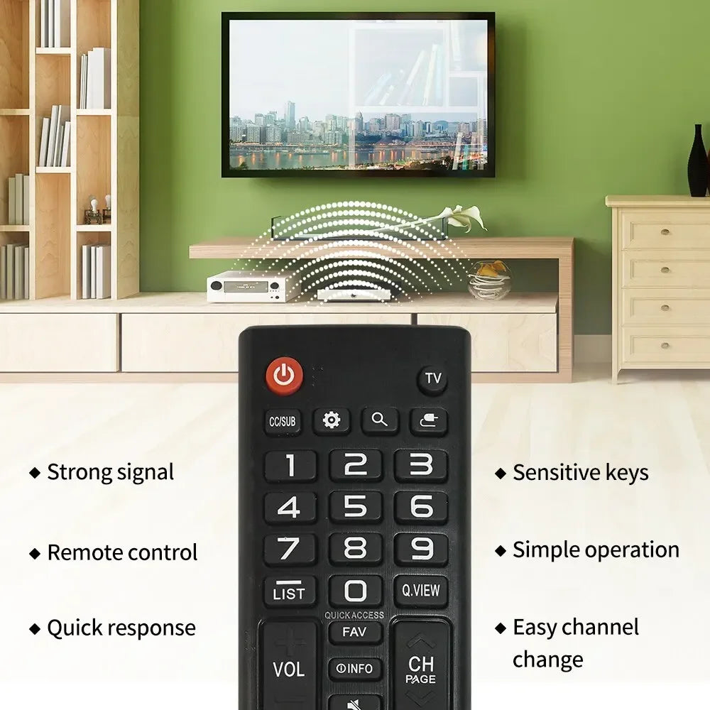 NEW Replacement Remote Control for LG Smart TVs - Compatible with Model AKB75375604 and TVs: 32LK610BPUA, 43UK6300PUE, 49UK6300PUE, 55UK6300PUE