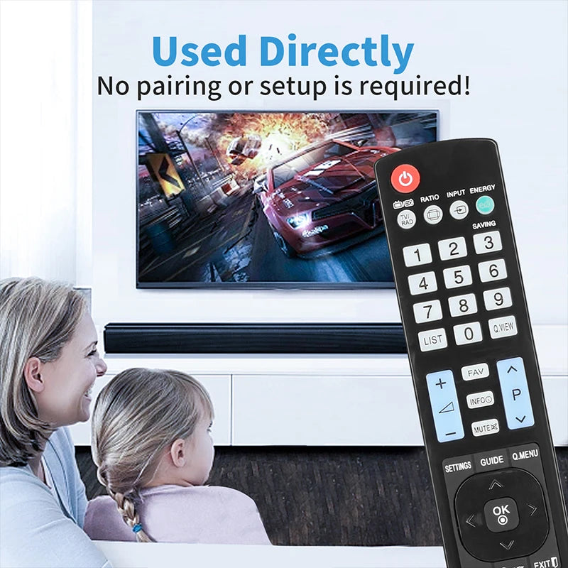 Replacement Remote Control for LG TVs - Compatible with Model AKB73615312 and TVs: 32LD350C, 32LS570S, 37LS570S, 42LS5600, 42LS5650, 42PA4500, 47LS4600, 50PA4500, 50PA4520, 55LS5650