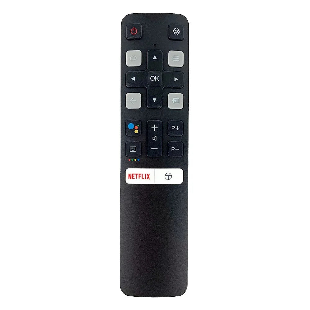 Bluetooth Voice Remote Control  for TCL Android,RC802V 65P8S Compatible with Google Assistant for TCL 55C715 Smart TV