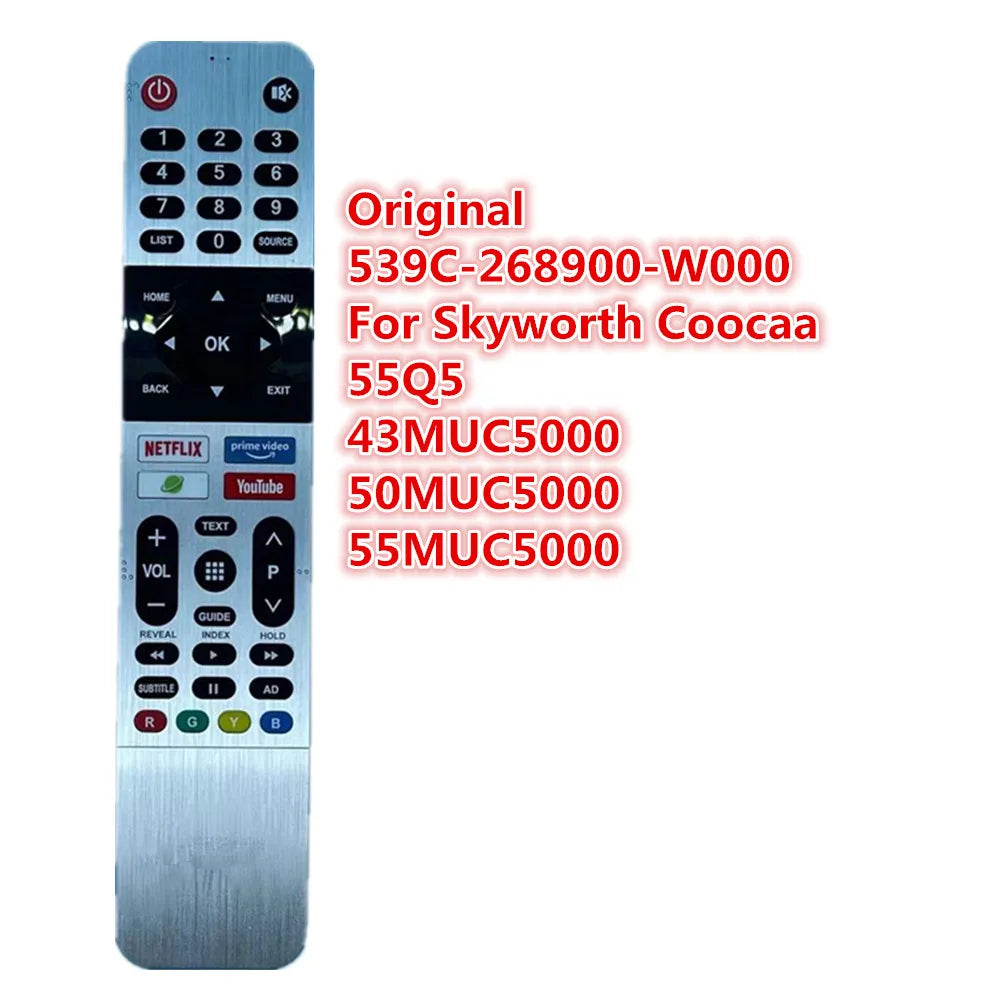 Original Remote Control 539C-268900-W000 For Skyworth Coocaa 55Q5 METZ 43MUC5000  50MUC5000 55MUC5000 LED/LCD TV