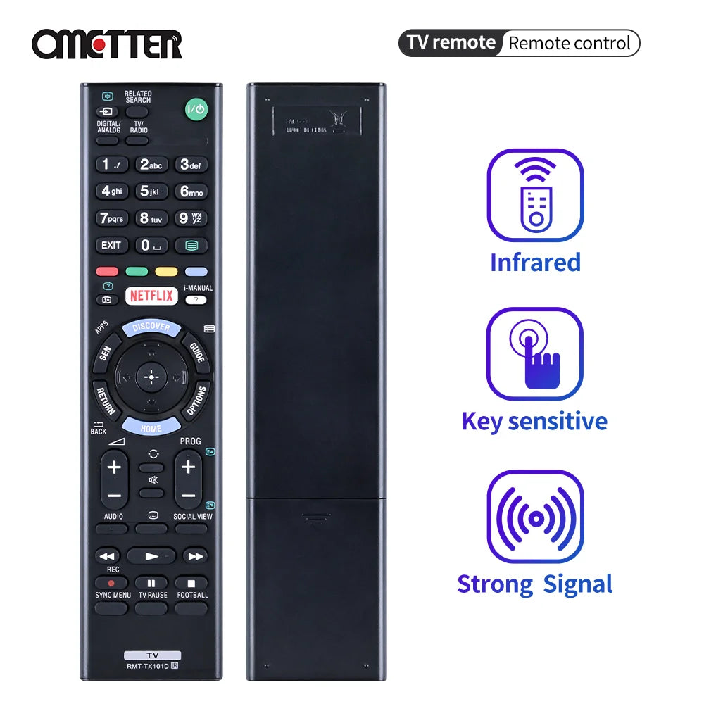 Suitable for Sony TV Remote Control RMT-TX102D RMTTX102D RMT-TX101D RMT-TX100D KDL-32R500C KDL-40R550C KDL-48R550C