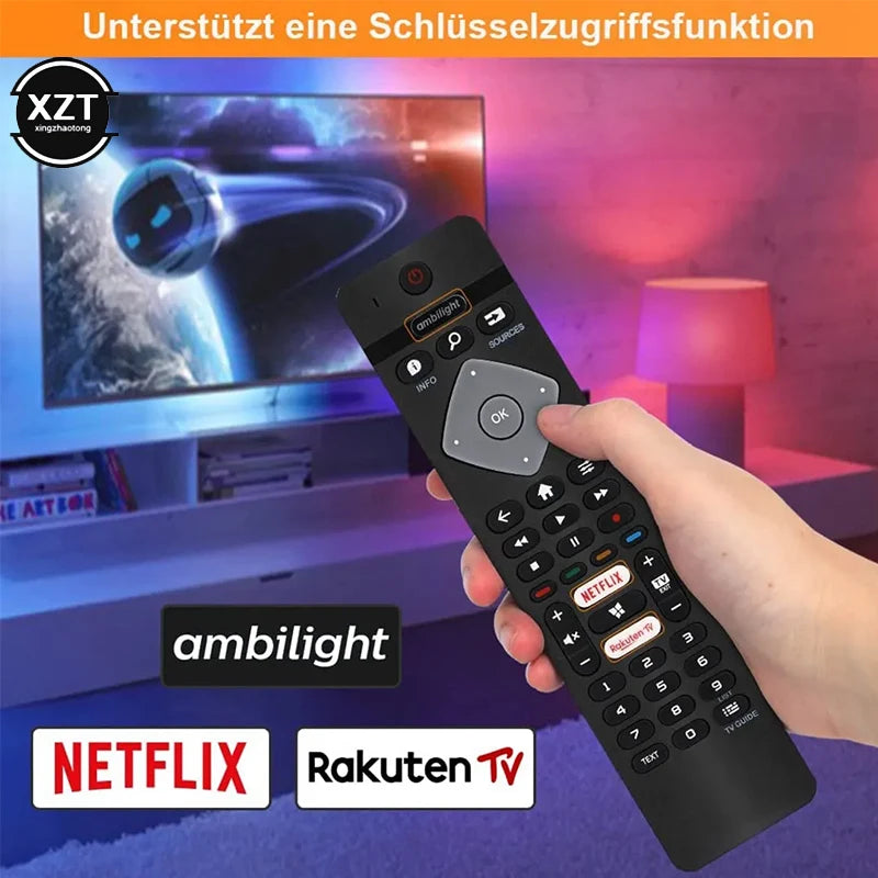 Remote Control Replacement for All Philips Ambilight 4K LED Smart TV BRC0884402/01 75PUS6754/12 65PUS6754/12 55PUS6754 65PUS6704